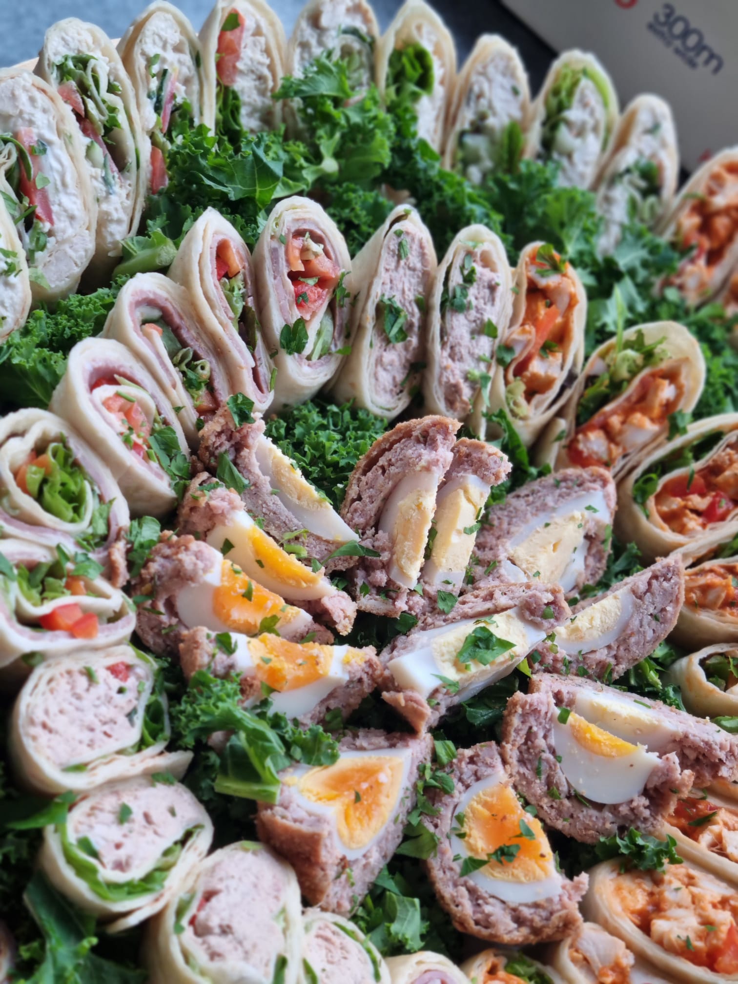 Pinwheel sandwich wraps