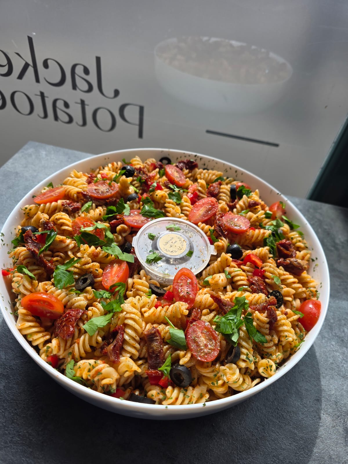Fresh pasta salad
