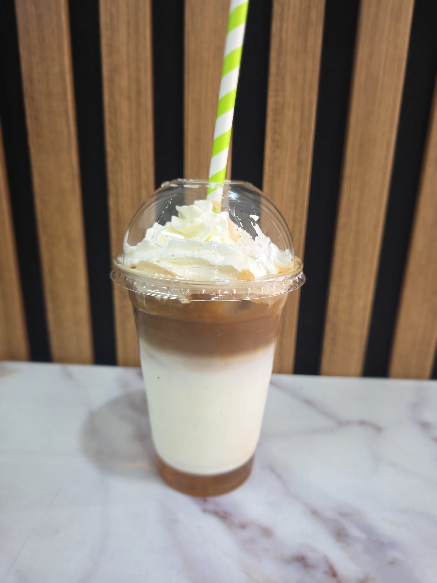 Iced coffee frappe